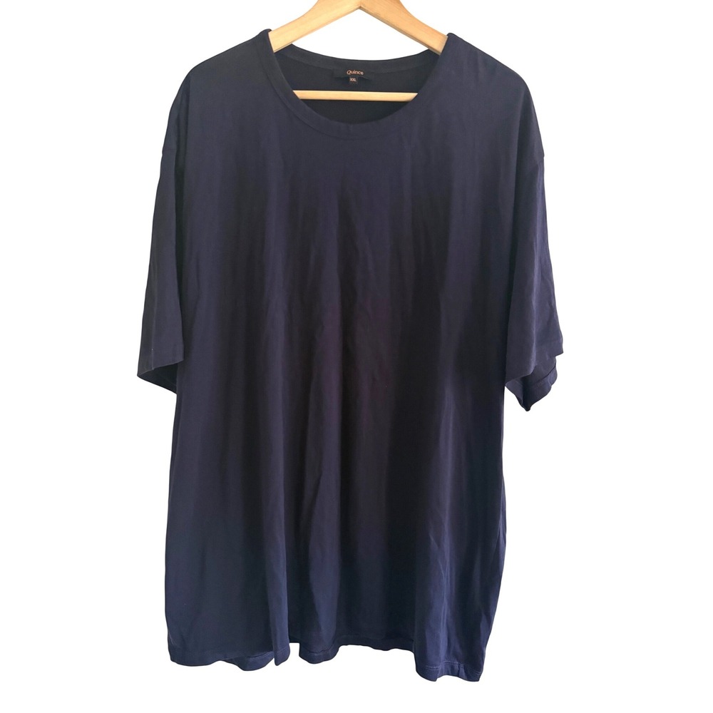 Quince Mens Luxe Touch Pima Cotton Tee Deep Navy Blue XXL LB62397-SGEPL005